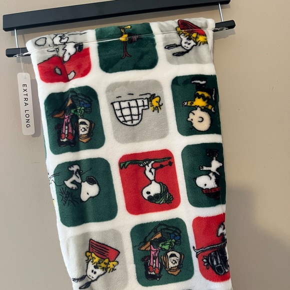 Snoopy Throw Blanket Charlie Brown Christmas Woodstock🎄🔴🟢 Peanuts Soft Xmas - Picture 8 of 8